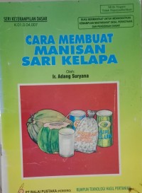 Image of CARA MEMBUAT MANISAN SARI KELAPA